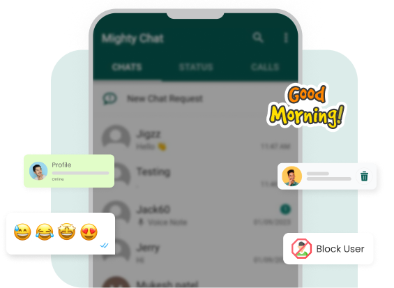 Seamless chatting using Mighty Chat