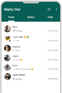 Flutter chat app for user